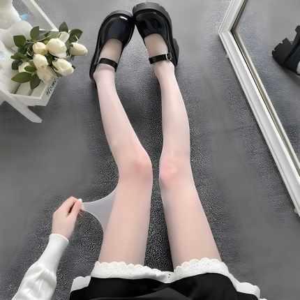 性感丝袜女薄款防勾丝ins超薄隐形显瘦网红全透明黑丝连体裤袜