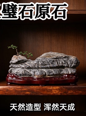 天然造型奇石灵璧石桌面石玩摆件