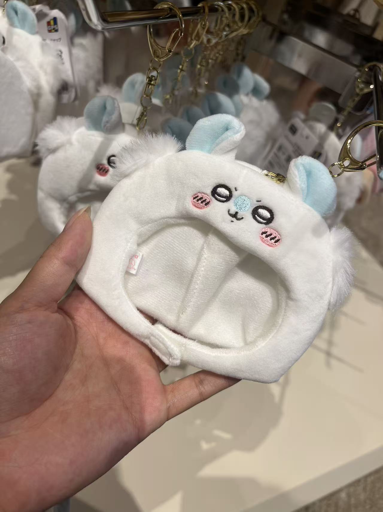 thumbnail for In stock Japan Chiikawa Chiikawa Park limited hat headset pendant Usachi