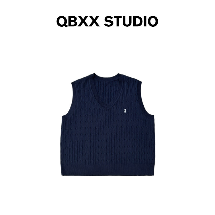 铅笔小鑫大码女装 叠穿百搭显瘦V领复古大码针织马甲外套,女装/女士精品,大码内搭,淘宝优惠券,粉丝福利购,淘宝优惠卷