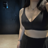 铅笔小鑫大码 前扣果冻裸感无痕聚拢文胸收副乳大胸显小胸内衣 女装