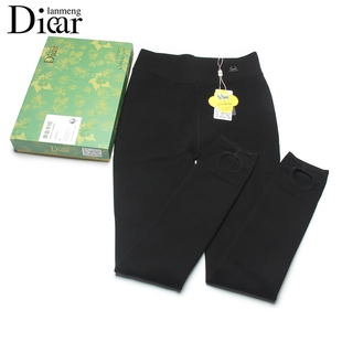 哑光棉面连裤 加绒加厚羊绒保暖裤 袜女2755 冬季 Diear兰梦迪2752
