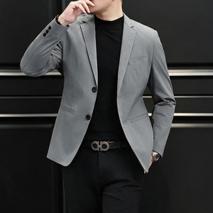 新款男士小西装 青年修身秋季休闲西服 2382 P165，男装西服套装，电商D225