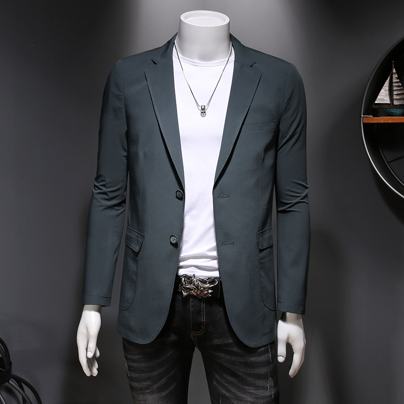 男士秋季商务休闲西服小西装上衣2653P170图片