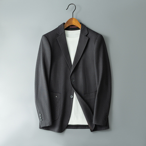 新款男士休闲新款西装 商务休闲西服条纹外套2985P175图片
