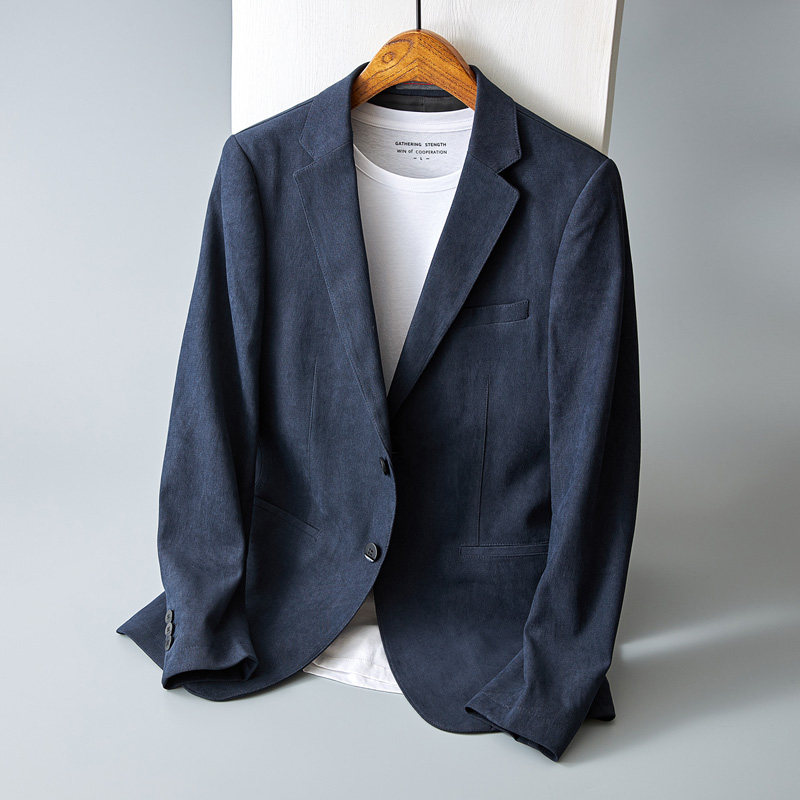 男士休闲上衣外套西服高支丝绒小西装2693P175,男装西服,电商D225