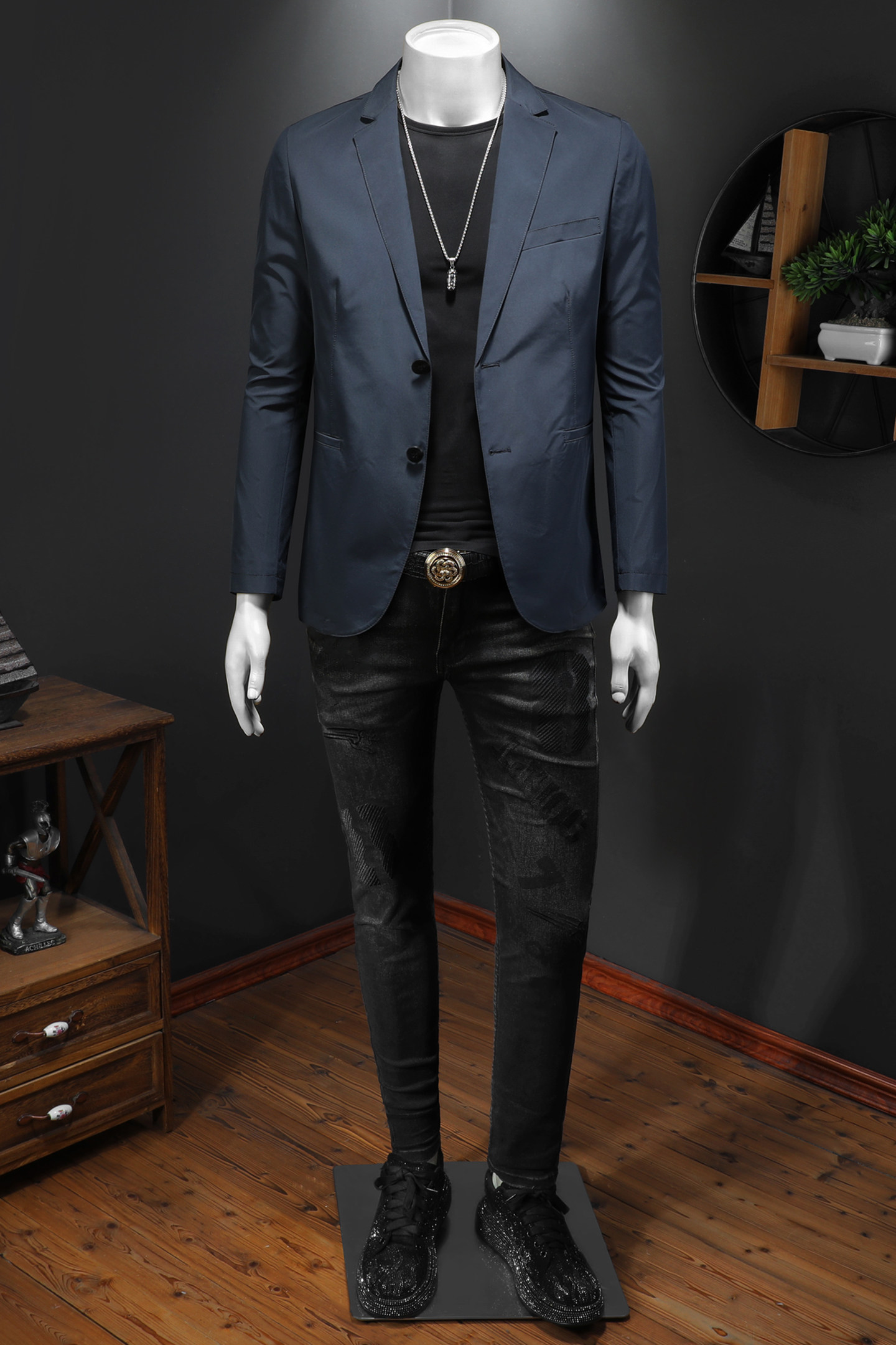 男装便西休闲商务西装男外套XZ178P165,男装西服套装,电商D225