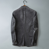 【长期有货】复古灯芯绒西装男加厚纯棉西服789P180，男装西服，电商D225