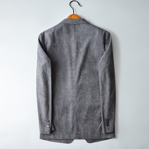 男士休闲上衣外套西服高支丝绒小西装2693P175