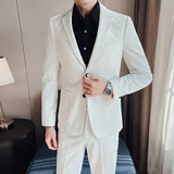 纯棉灯芯绒青年西装商务单排扣西服A7890P180，男装西服套装，电商D225