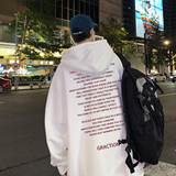 春季宽松时尚印花潮流情侣连帽卫衣外套W2025P40控58，男装卫衣，电商A247