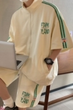 夏季潮流开衫短袖外套短裤运动套装TZ665特批P65控98，男装休闲套装，电商A247