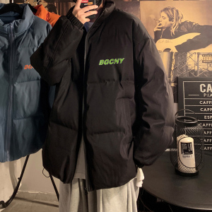 港风冬季中性面包服外套超厚羽绒棉立领棉衣 MY2027 P115控138图片