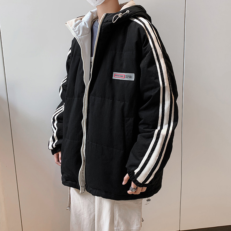 潮流冬季中性印花宽松立领棉衣羽绒棉外套棉袄MY2026P135控158,男装棉衣,电商A247