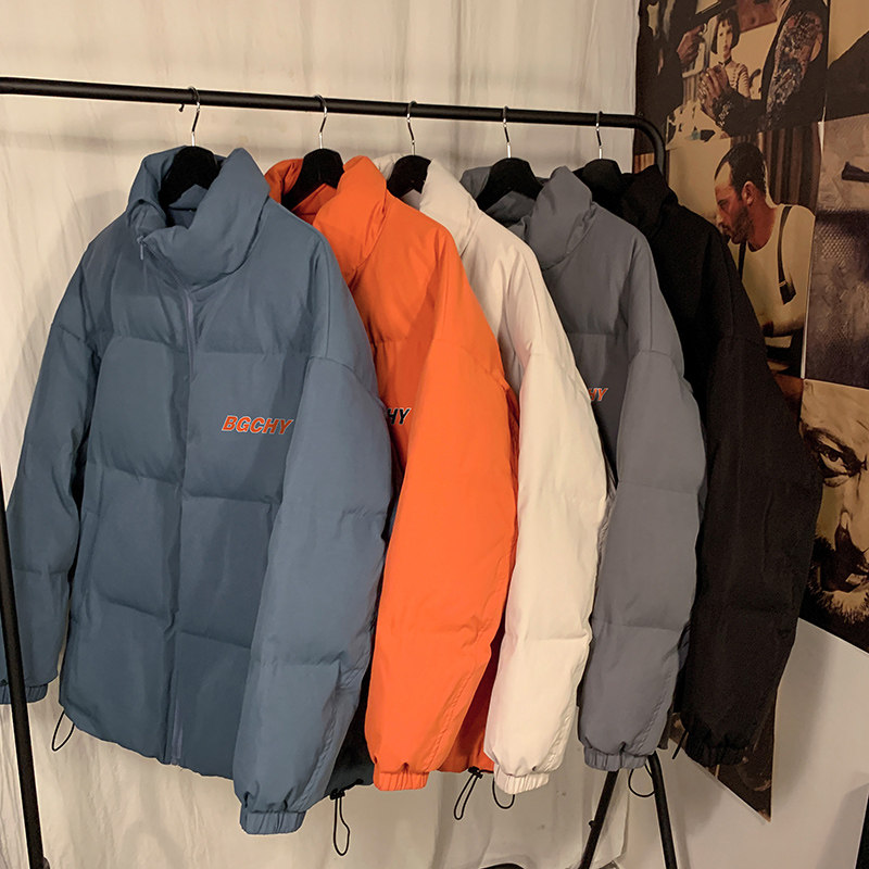 港风冬季中性面包服外套超厚羽绒棉立领棉衣MY2027P115控138,男装棉衣,电商A247
