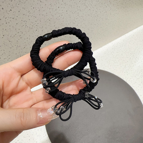 气质蝴蝶结简约头绳发饰发圈