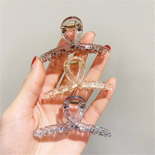 气质小号简约刘海法式抓夹