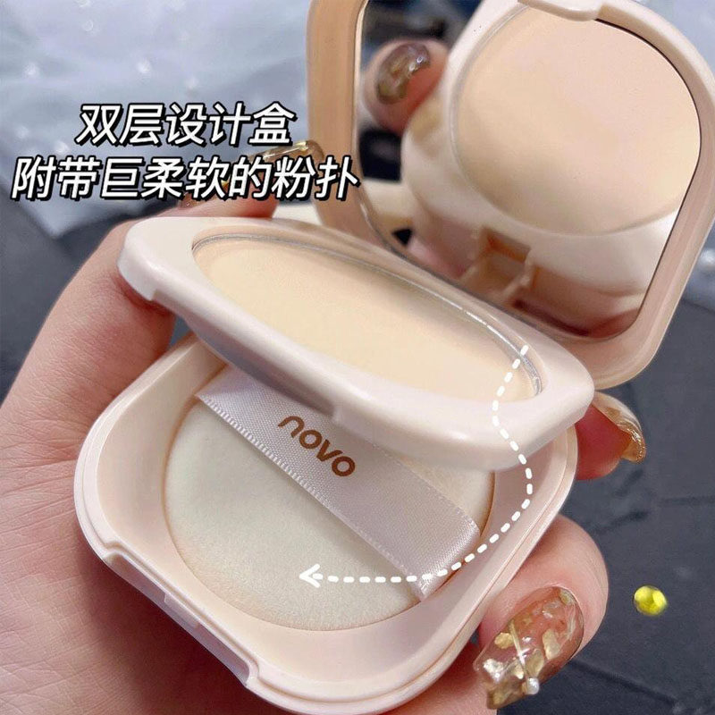 定妆粉大牌正品官方店散粉头发控油洛杉矶女孩粉饼定妆持久