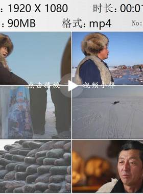 吉林查干湖冬捕头鱼拍卖大获丰收高清实拍视频素材