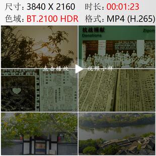 航拍四川省自贡仙市老街大树果实抗战历史影片人们喝茶视频素材