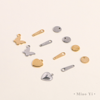 18K包金不锈钢收尾链挂饰