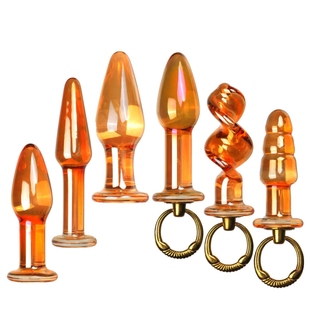 高硼硅实心不规则保健塞子玻璃棒圆润光滑无毛刺按摩卧室易清洗