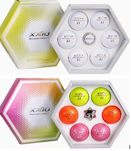 正品 24新款 XXIO XX10高尔夫三层球下场练习golf比赛用球双号彩球