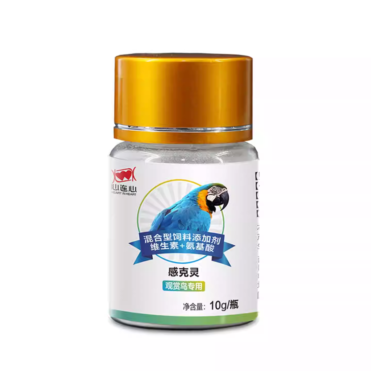 鹦鹉感克灵心连心感咳灵鸟专用虎皮鹦鹉热药小鸟元宝八哥玄凤牡丹