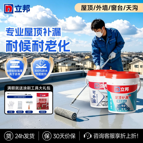 立邦屋顶防水涂料高弹抗裂耐候