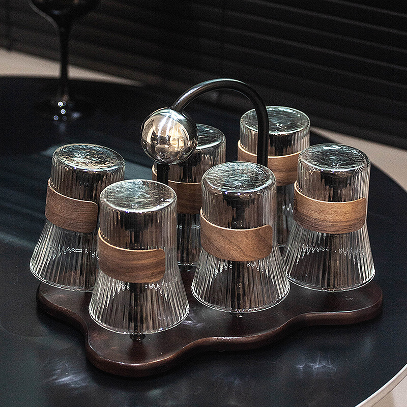 杯架子置物架杯子水杯收纳高级感轻奢玻璃杯倒挂沥水高级感轻奢