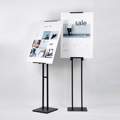 kt板展示架立式落地式海报广告宣传伸缩展架定制立牌支架活动展板