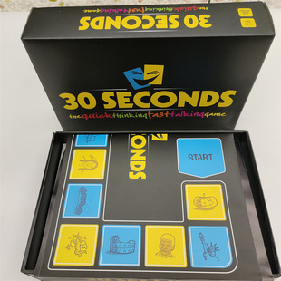 SECONDS GAME English 疯狂30秒英语游戏卡牌思维英文聚会桌游