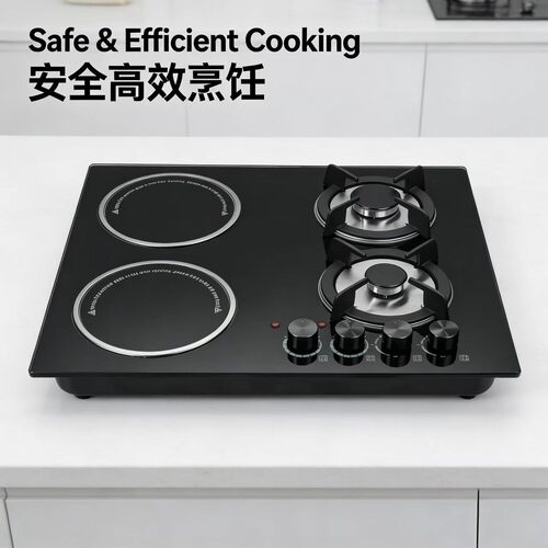 燃气灶多头2气2电灶台嵌两用燃气