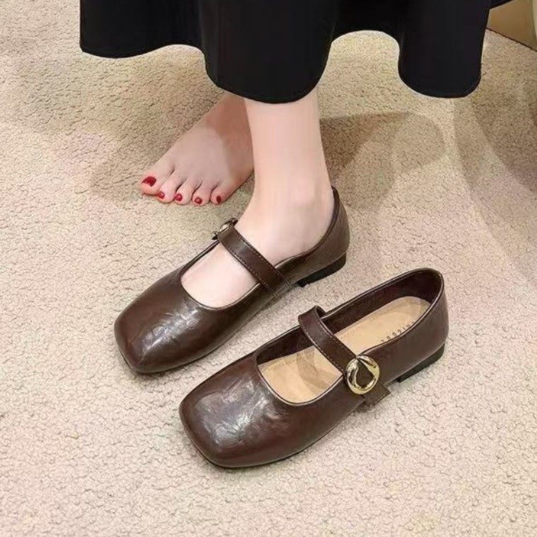 2026春季新款法式复古玛丽珍鞋女平底浅口单鞋百搭软底女鞋,女鞋,玛丽珍鞋,淘宝优惠券,粉丝福利购,淘宝优惠卷