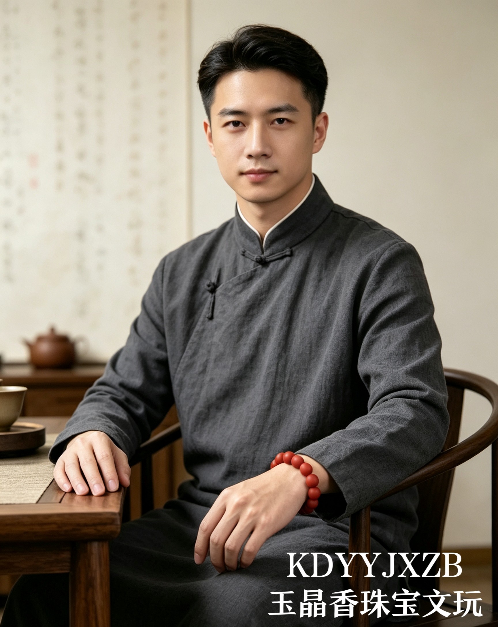 天然南红玛瑙男款手串，满色满肉柿子红高品质大小均匀