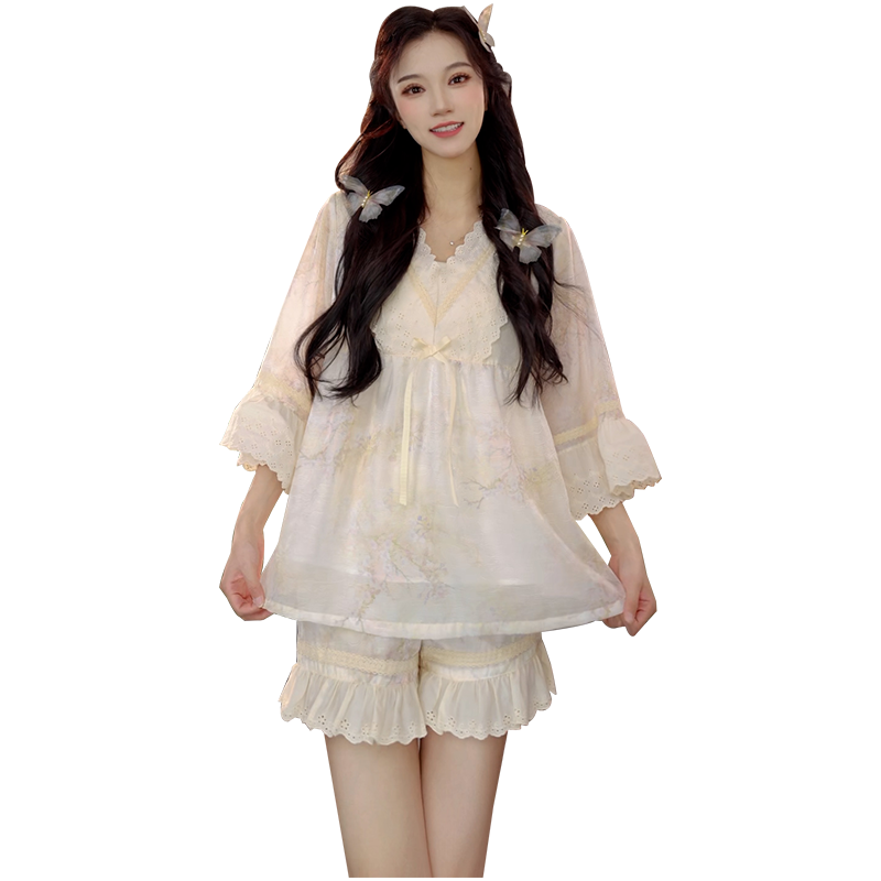 bananagirl女士凉感三件套睡衣