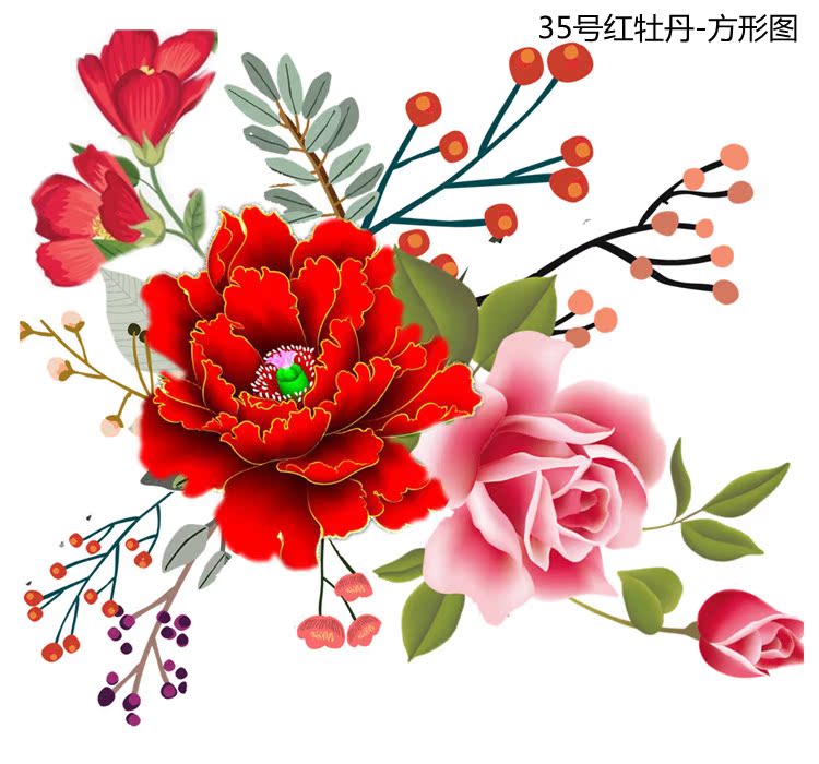 手工刺绣图案 剁绣戳花绣图样 戳戳乐掇花绣图样剁花绣图纸39*42|msdalam kategori Ciri-ciri kraftangan, kesenian rakyat dan kraf Ciri-ciri, lain - dari Buy2taobao.com untuk memberikan perkhidmatan ejen Taobao profesional membeli