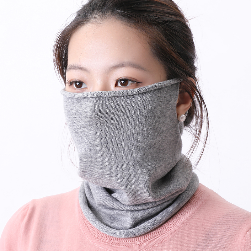 纯棉挂耳围脖保暖防晒脖套