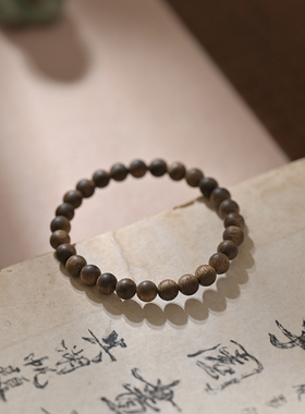 时光知味越南芽庄沉香手串低调冷门文玩原生手链安神助眠舒缓压力