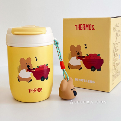 膳魔师THERMOS檀健次同款呆萌町系列保温杯316L内胆保温保冷双用