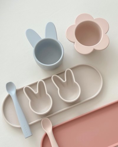 韩国ROCOU高颜值婴幼儿辅食小碗