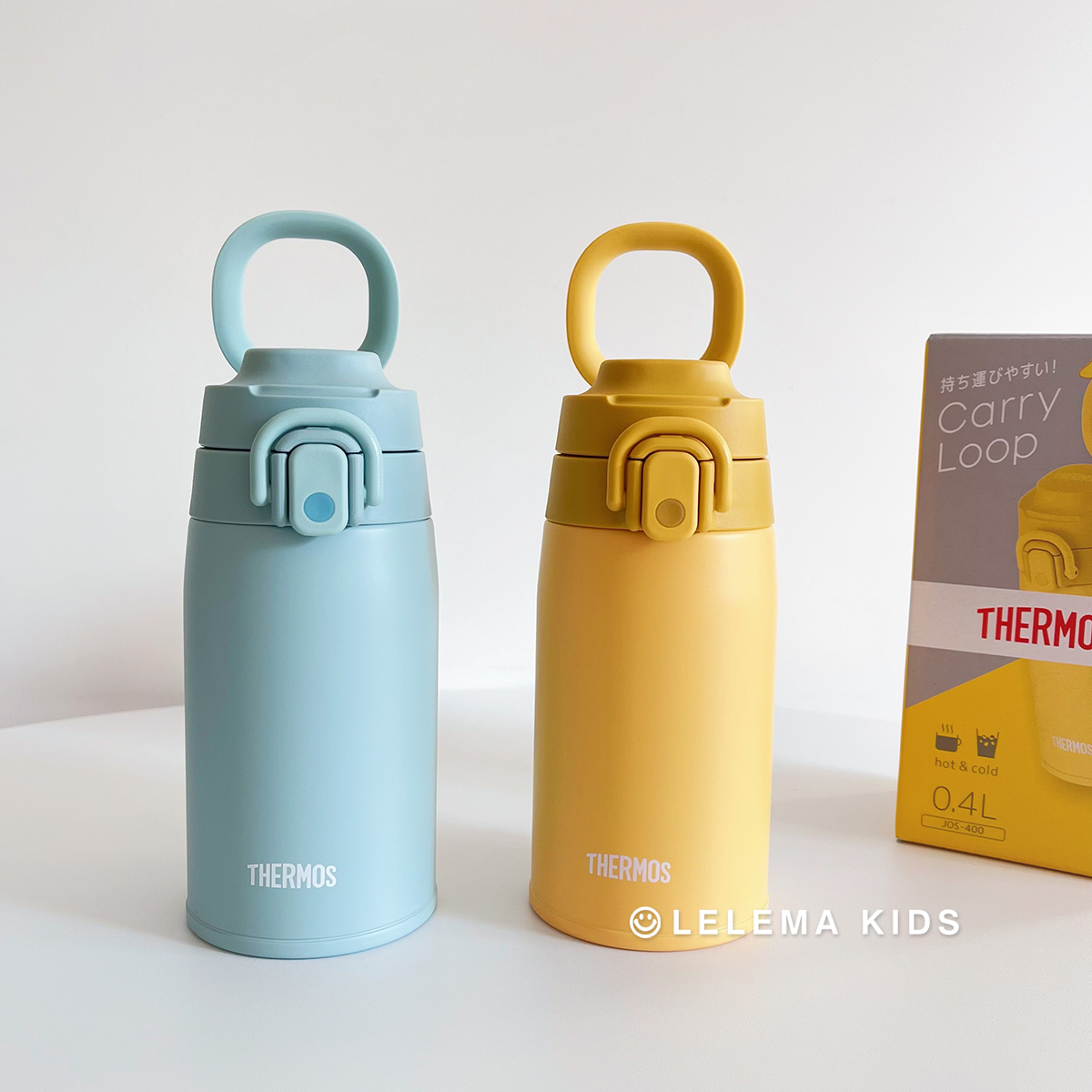 日本膳魔师THERMOS手提保温杯户外大容量运动便携高颜值保冷水杯