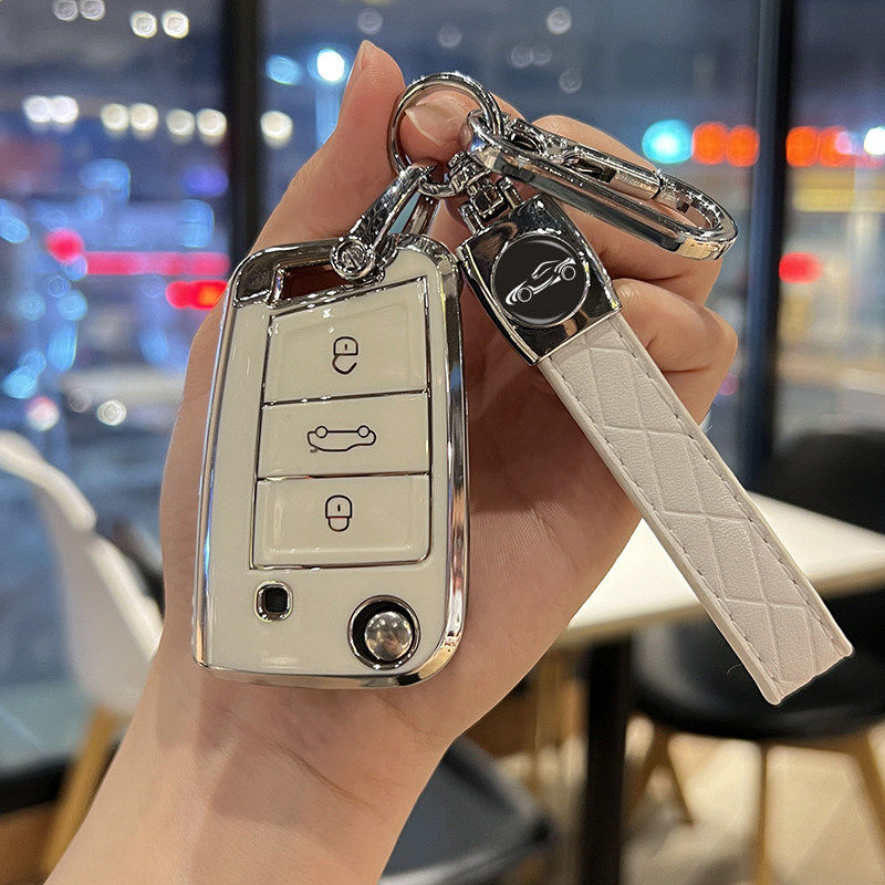 大众钥匙套速腾宝来迈腾高尔夫男探歌途观L车帕萨特朗逸女CC壳扣,汽车用品/电子/清洗/改装,车用钥匙换电配件,淘宝优惠券,粉丝福利购,淘宝优惠卷