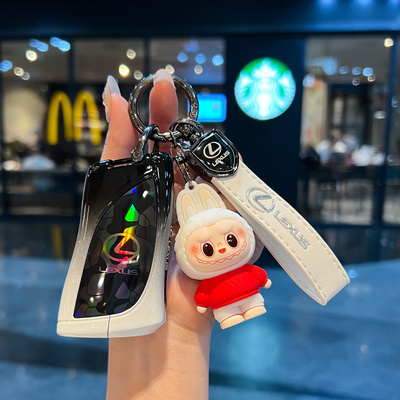 适用新雷克萨斯LM350h包LM500h扣雷尔法汽车保护壳高档迷彩钥匙套