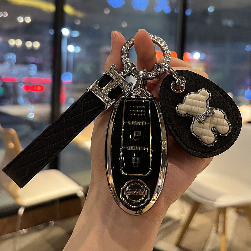 专用东风日产汽车钥匙套奇骏逍客骐达劲客途达尼桑轩逸天籁包扣壳,汽车用品/电子/清洗/改装,车用钥匙换电配件,淘宝优惠券,粉丝福利购,淘宝优惠卷