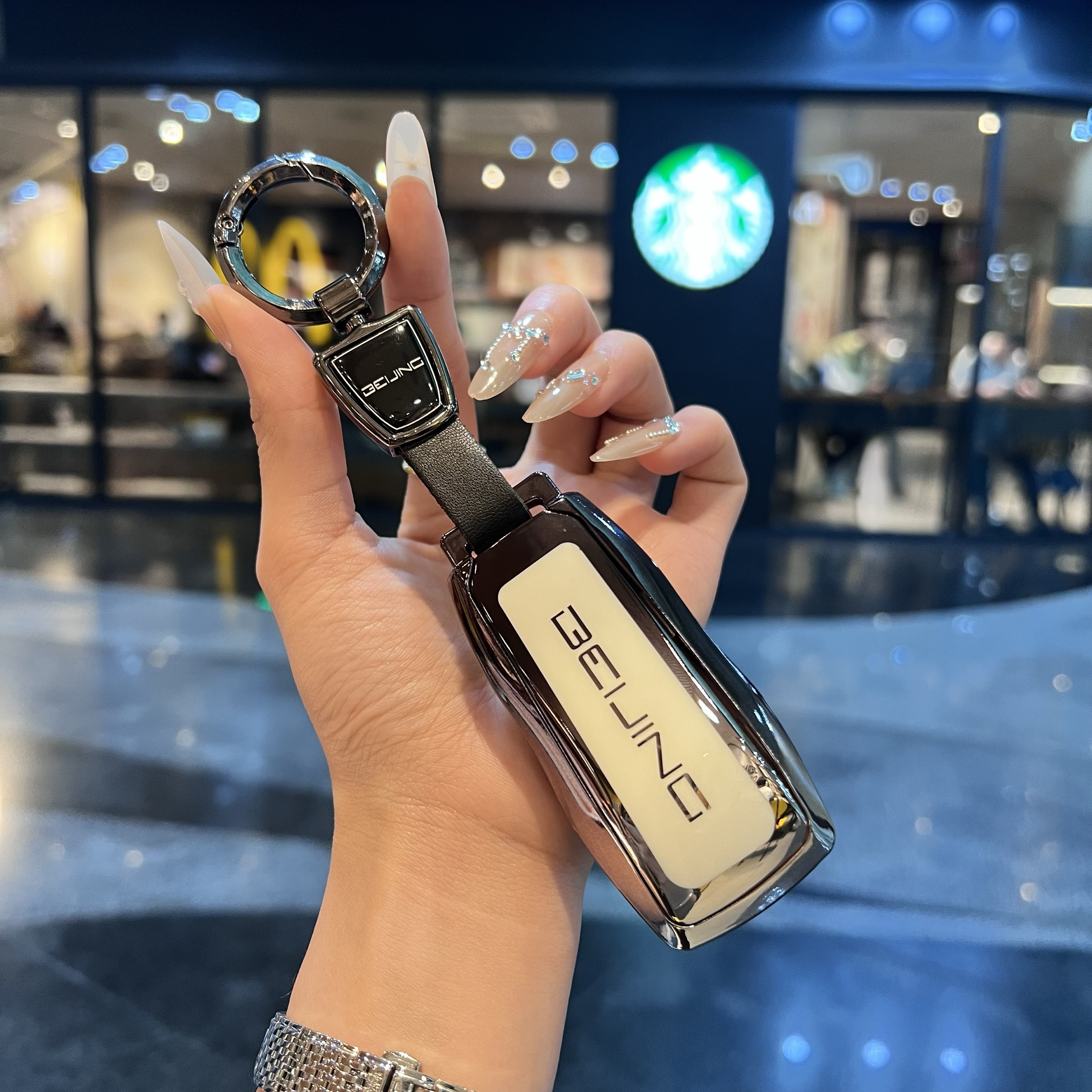 北京bj40钥匙套bj60北京x7魔方bj80北汽eu5车用eu7包f40壳u7扣女