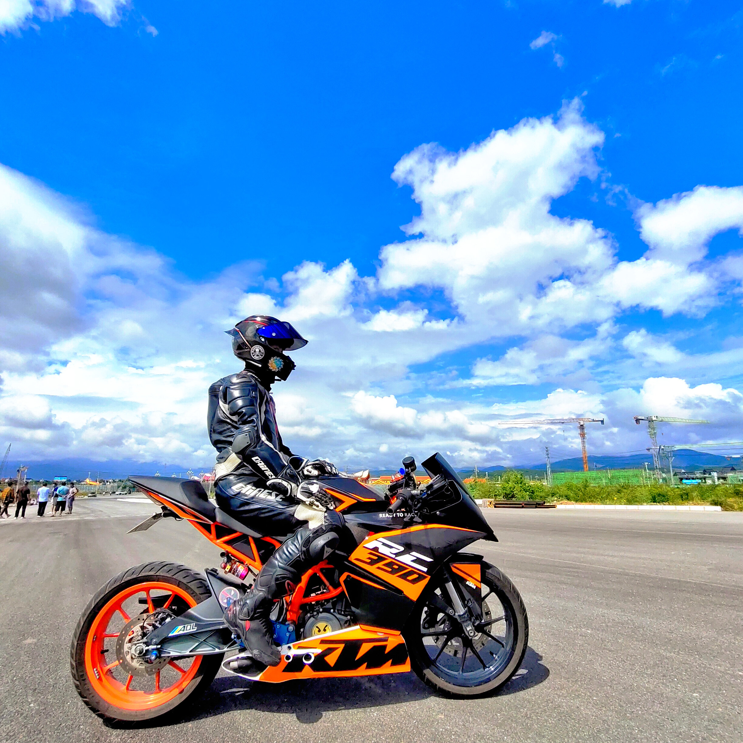 定制ktm rc390贴花改装全车贴纸个性醒狮车身国潮贴膜车身贴版画