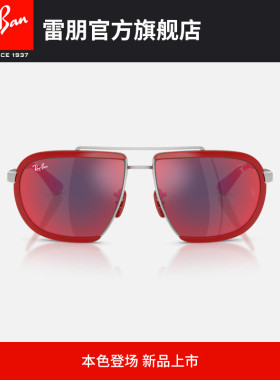 RayBan雷朋不规则形金属太阳镜
