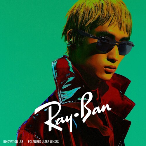 RayBan雷朋不规则形Peek太阳镜