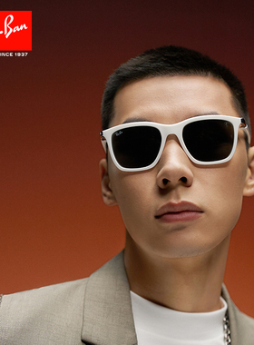 RayBan雷朋太阳镜法拉利联名方形男女眼镜潮酷墨镜0RB4433M可定制